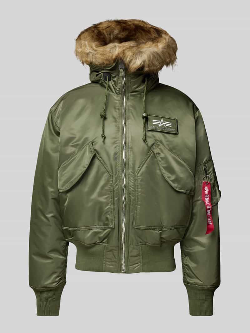 Alpha industries Bomberjack met labeldetail