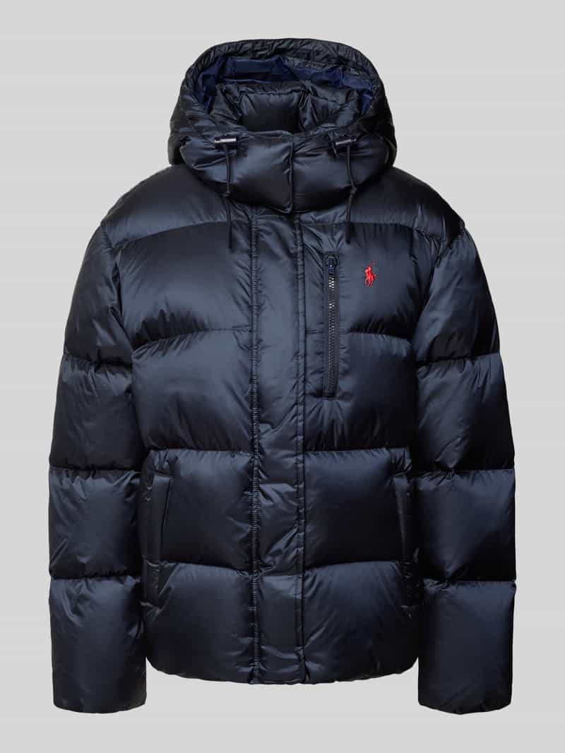 Polo Ralph Lauren Donsjack met blinde ritssluiting en steekzakken
