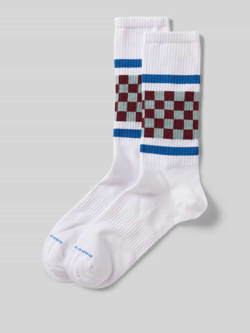 Happy Socks Sokken met labelprint