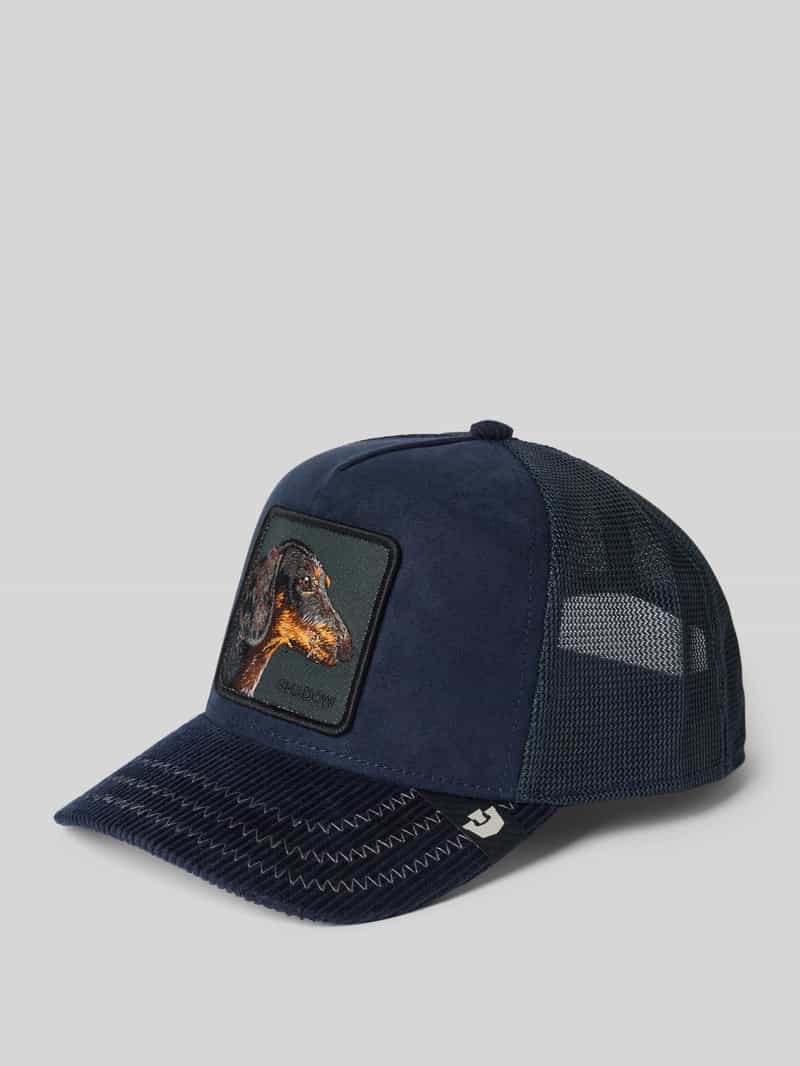 GOORIN BROS. Trucker-pet met motiefstitching model 'Dackel Shadow'