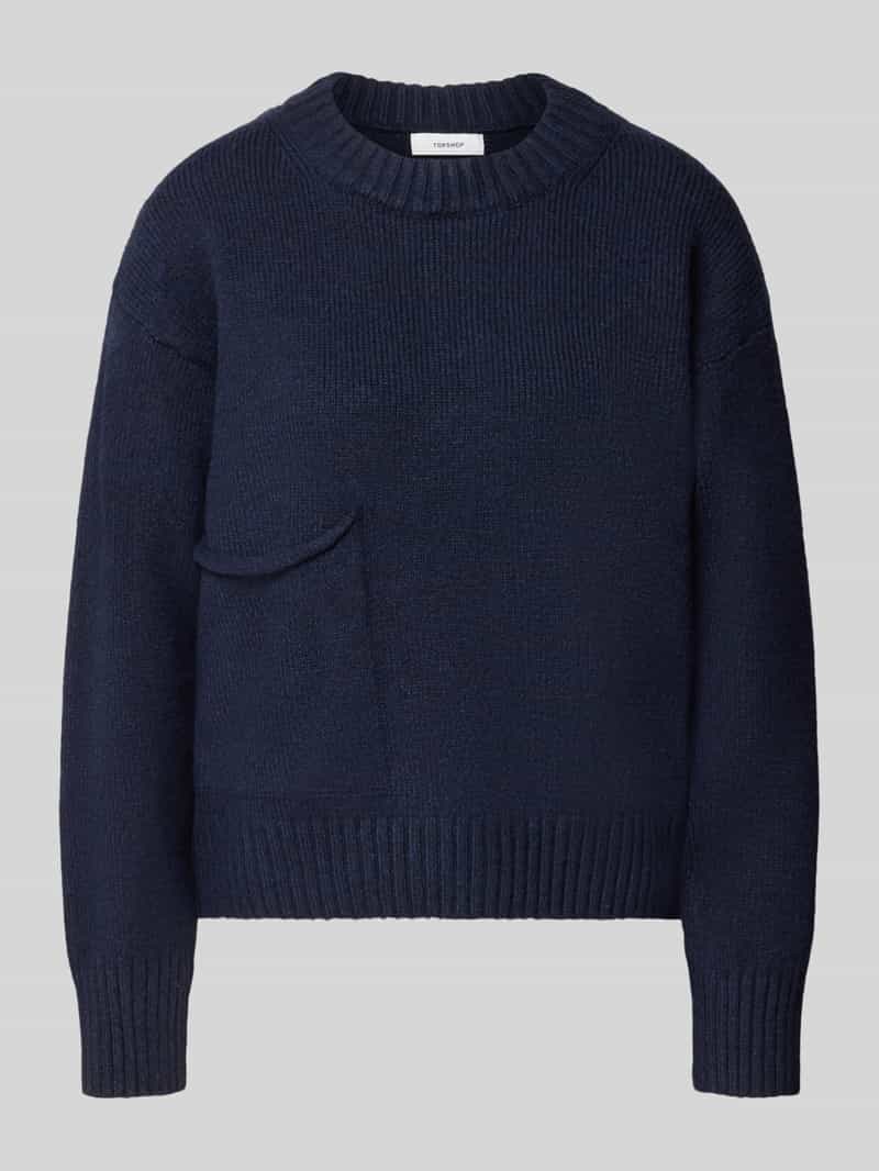 Topshop Gebreide pullover met opgestikte zak model 'FRANKIE'