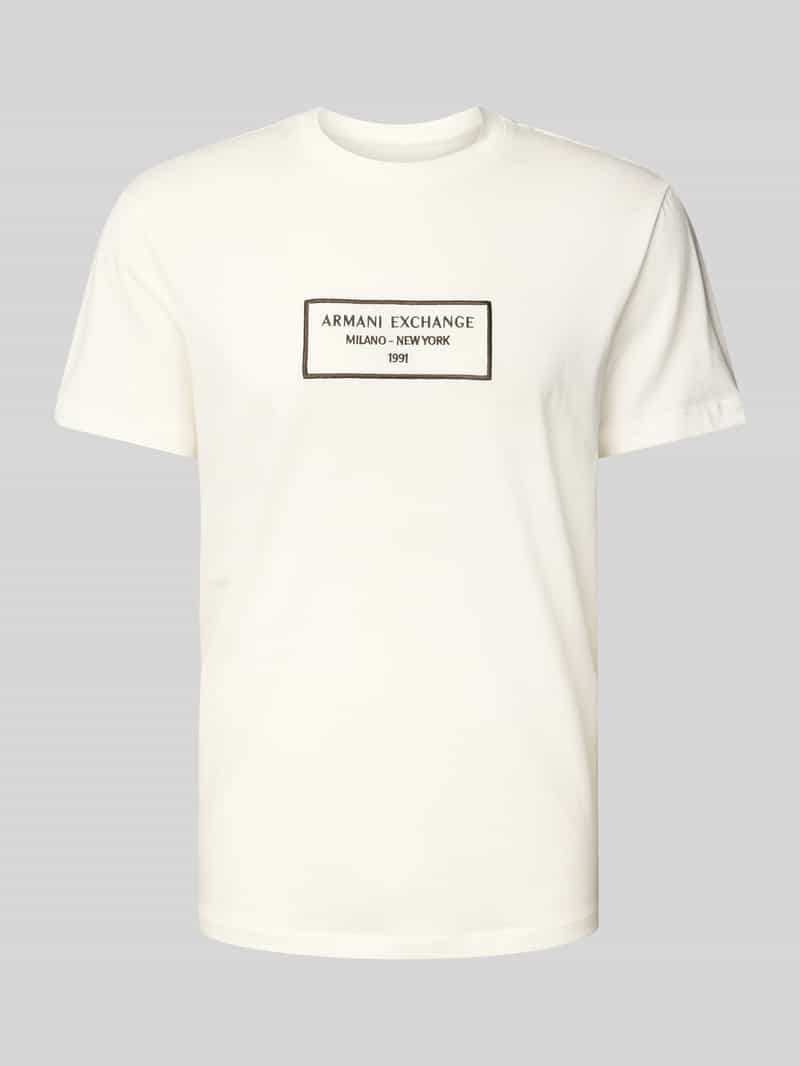 Armani Exchange T-shirt met ronde hals
