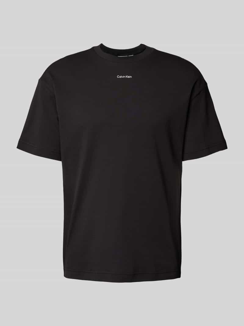 CK Calvin Klein T-shirt met labelprint