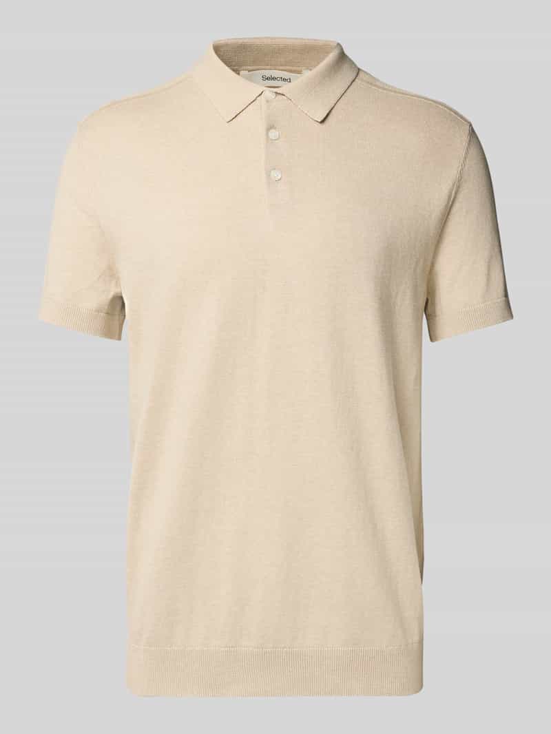 Selected Homme Regular fit poloshirt van puur katoen model 'BERG'