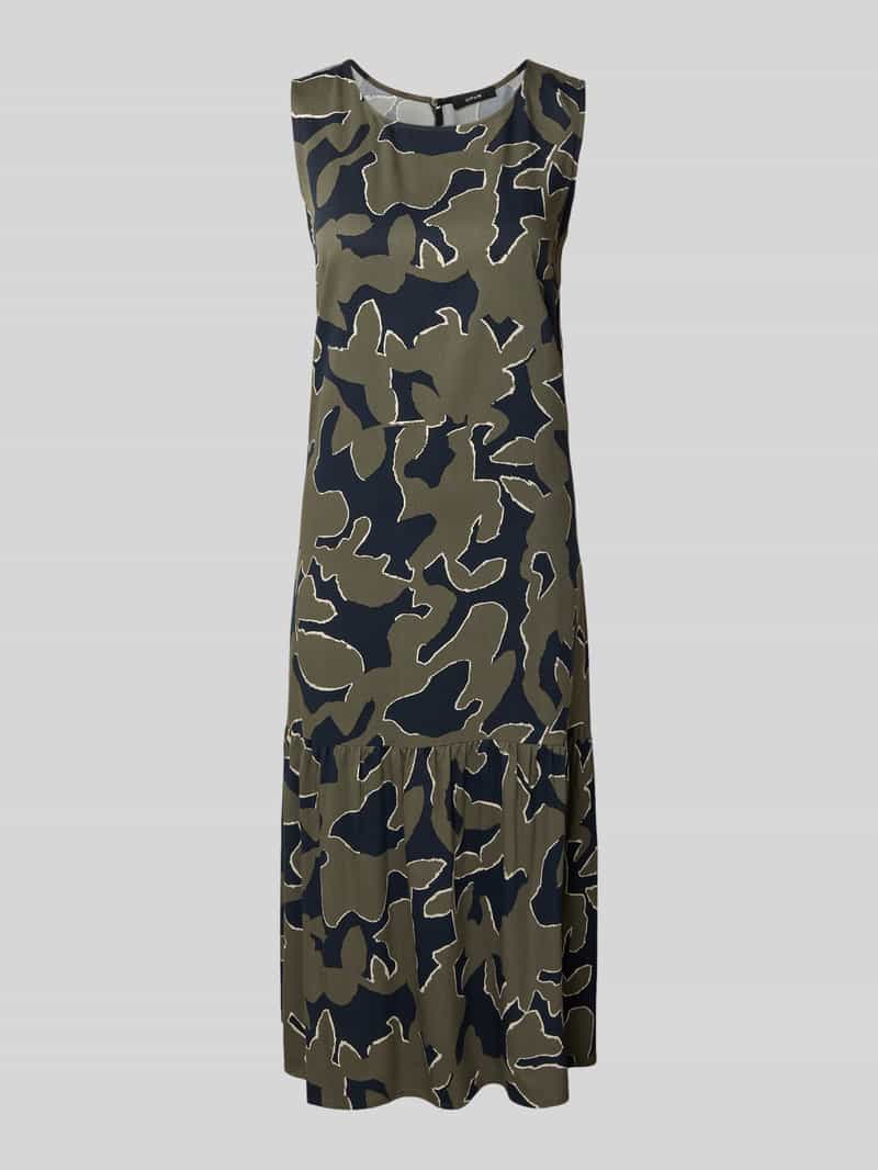 Opus Midi-jurk in laagjeslook model 'Wicy wildflower'