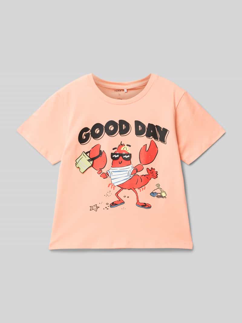 name it T-shirt met motiefprint