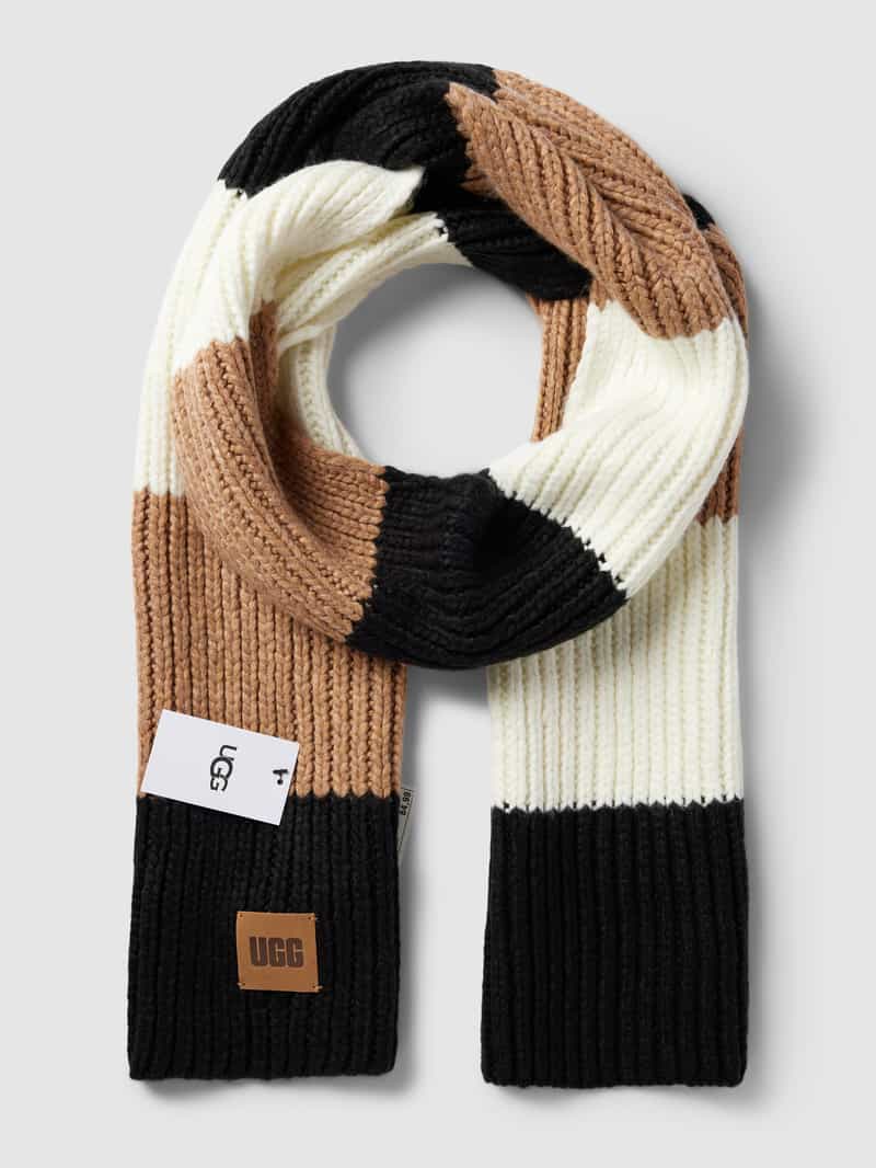 Ugg Sjaal in colour-blocking-design