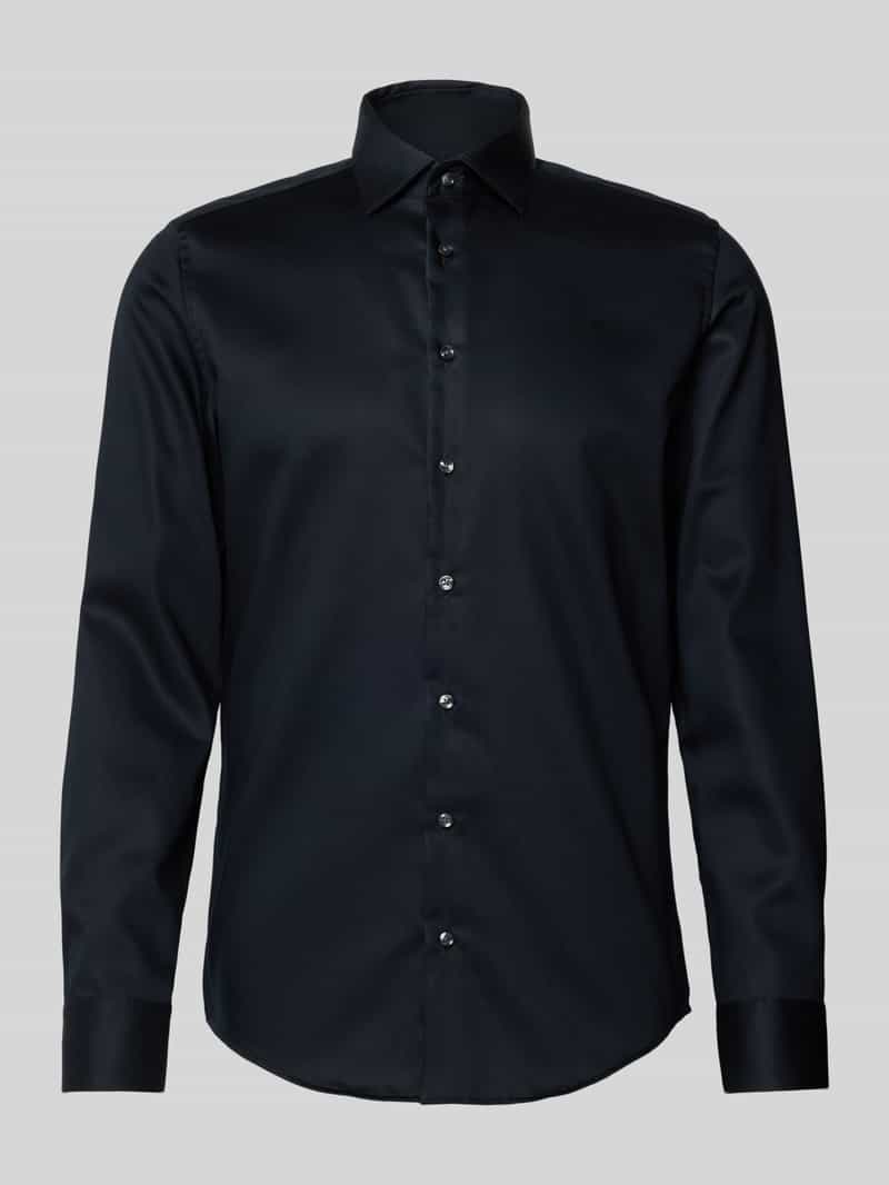 seidensticker Slim fit zakelijk overhemd van fijn twill