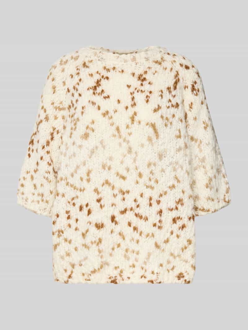 Smith and Soul Gebreide pullover met ronde hals en 1 2-mouwen