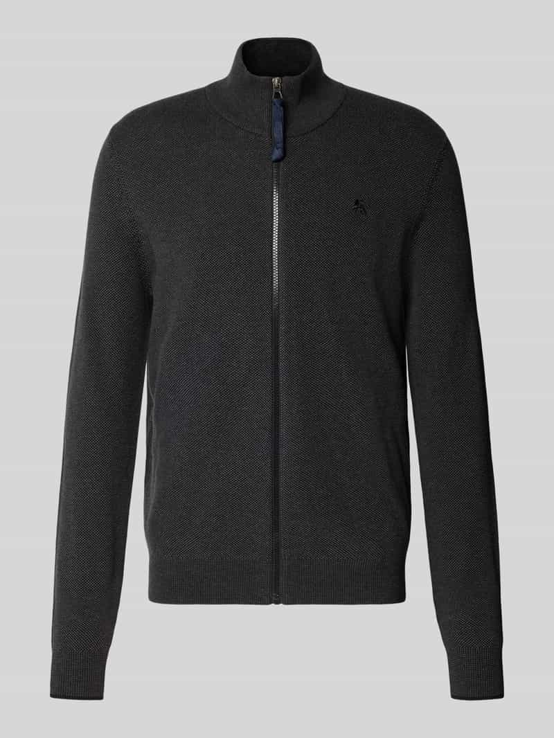 Lerros Gebreid jack in two-tone-stijl met ritssluiting