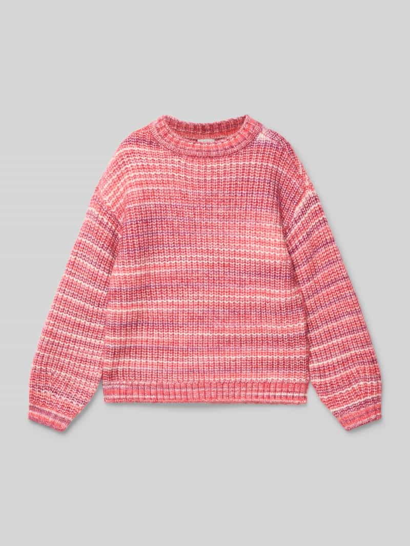 s.Oliver RED LABEL Relaxed fit gebreide pullover met extra brede schouders