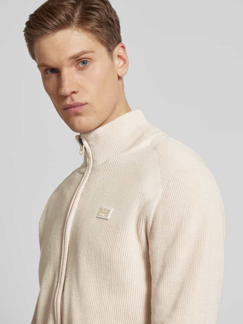 G-Star Raw Gebreid vest met opstaande kraag