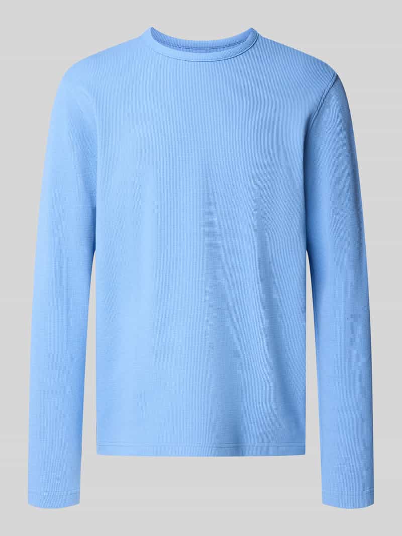 MCNEAL Longsleeve met structuurpatroon en ronde halslijn