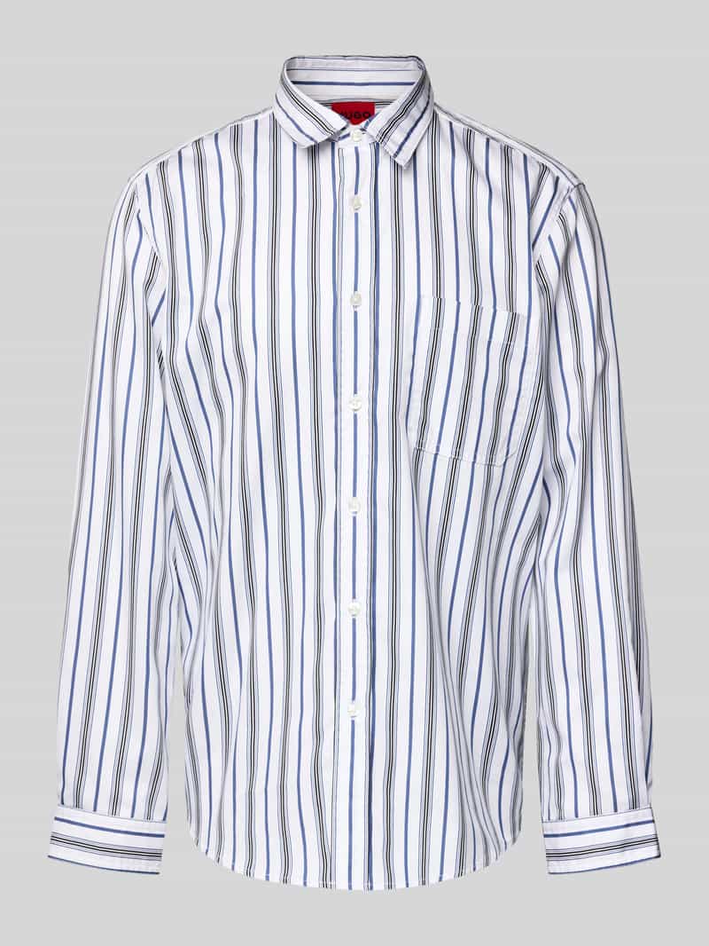 HUGO Regular fit vrijetijdsoverhemd met borstzak model 'Erillo'