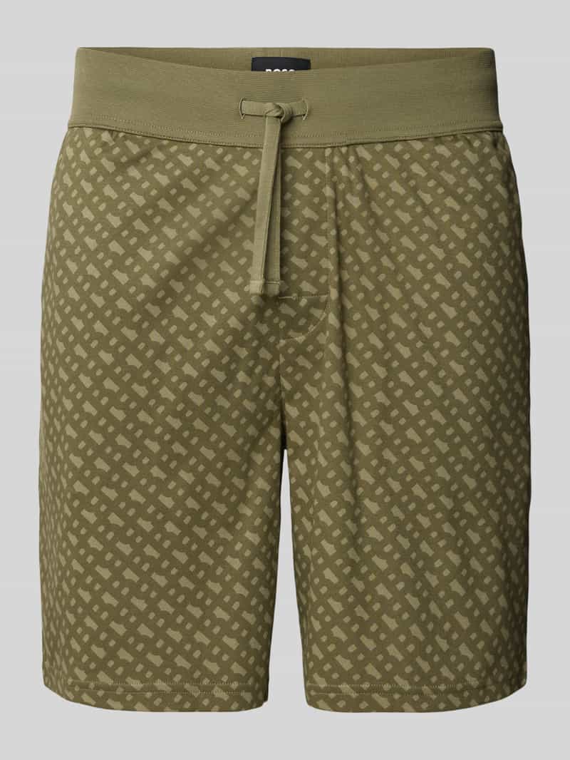 Boss Relaxed fit sweatshorts van puur katoen