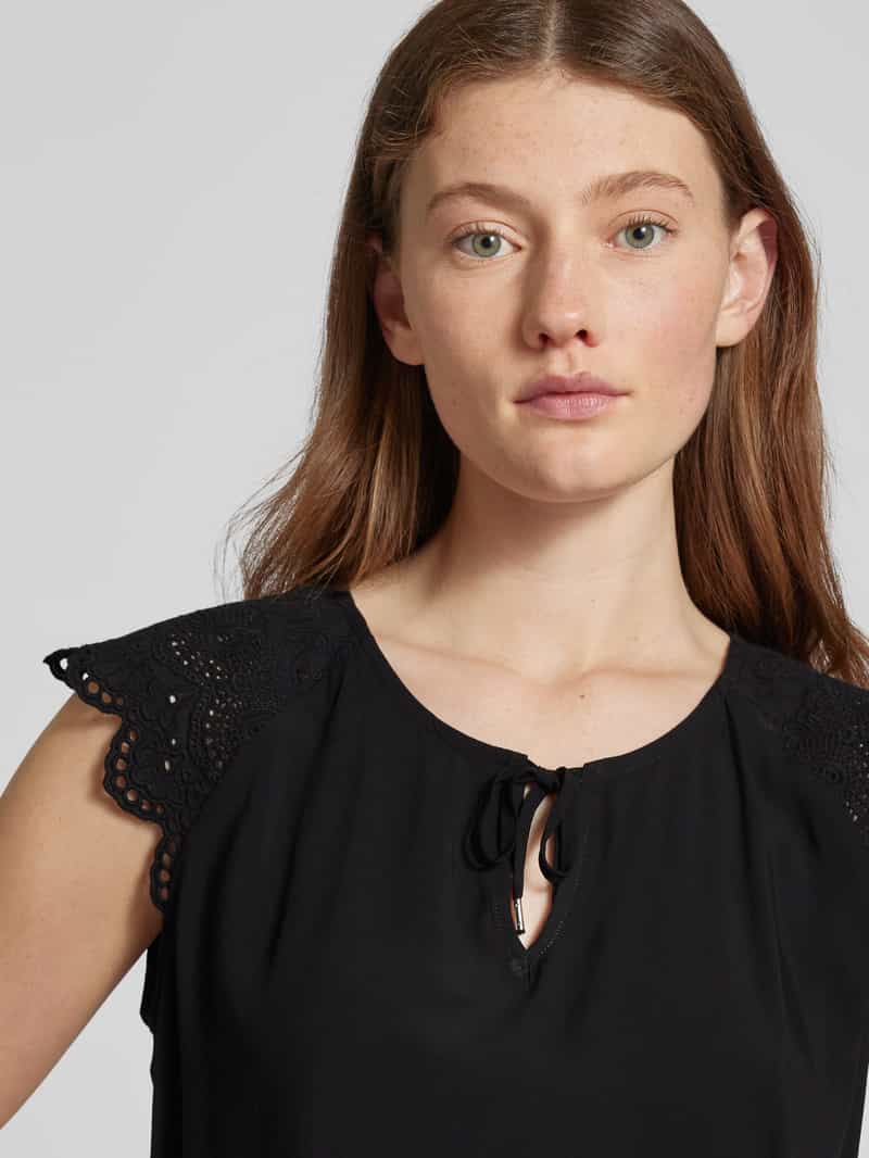 QS Blouseshirt met strikdetail