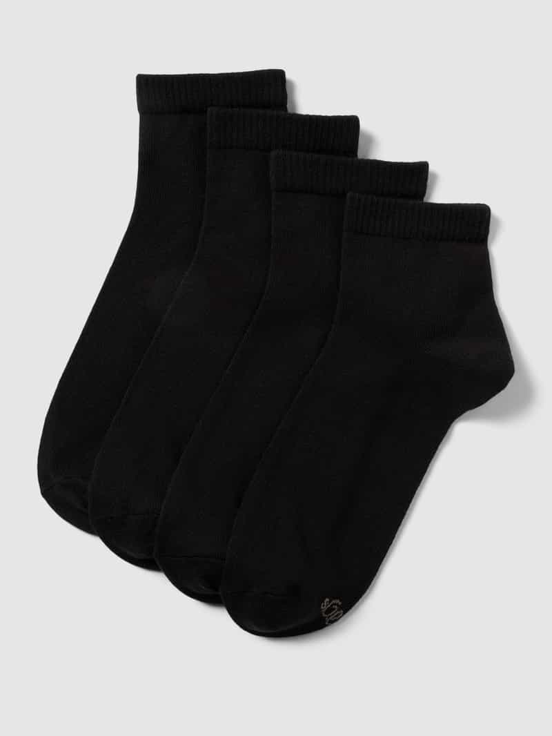 s.Oliver RED LABEL Sokken met labeldetails in een set van 4 paar