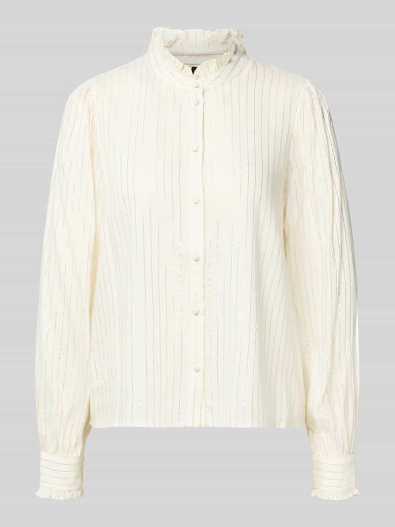 Vero Moda Regular fit blouse met lange mouwen van viscosemix model 'BUMPY'