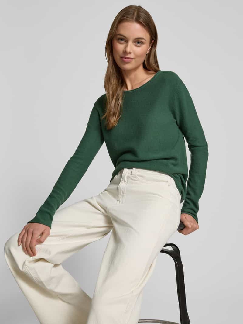 Tom Tailor Regular fit gebreide pullover met katoen