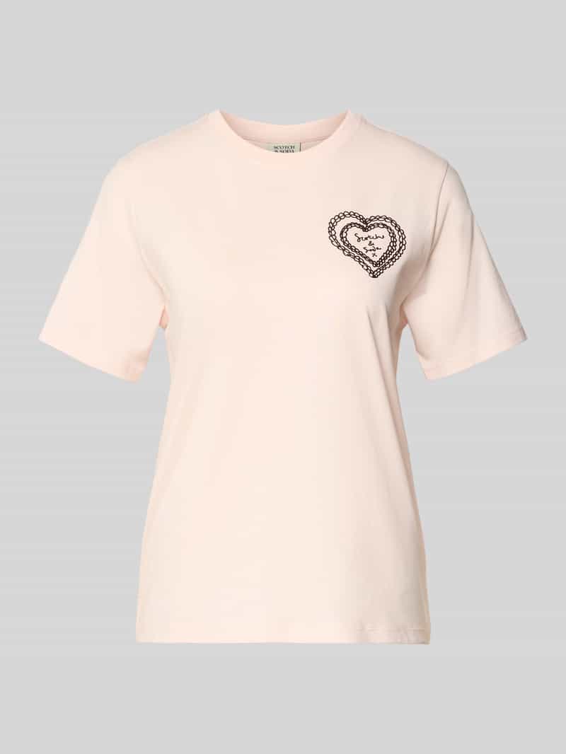 Scotch & Soda T-shirt met labelprint