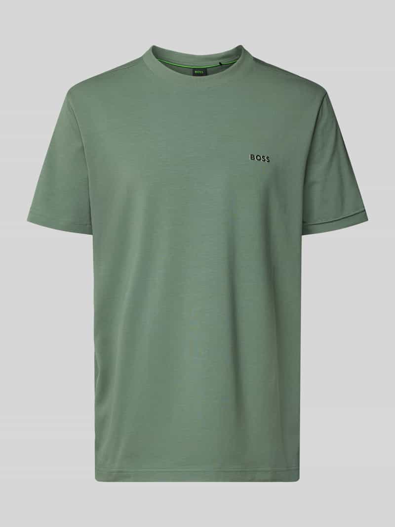 BOSS Green Regular fit T-shirt van katoenmix model 'TEE'