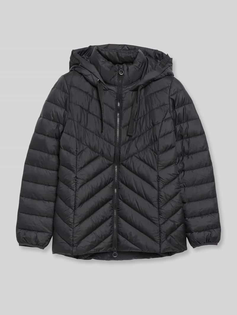 Slim fit gewatteerd jack met tweewegritssluiting