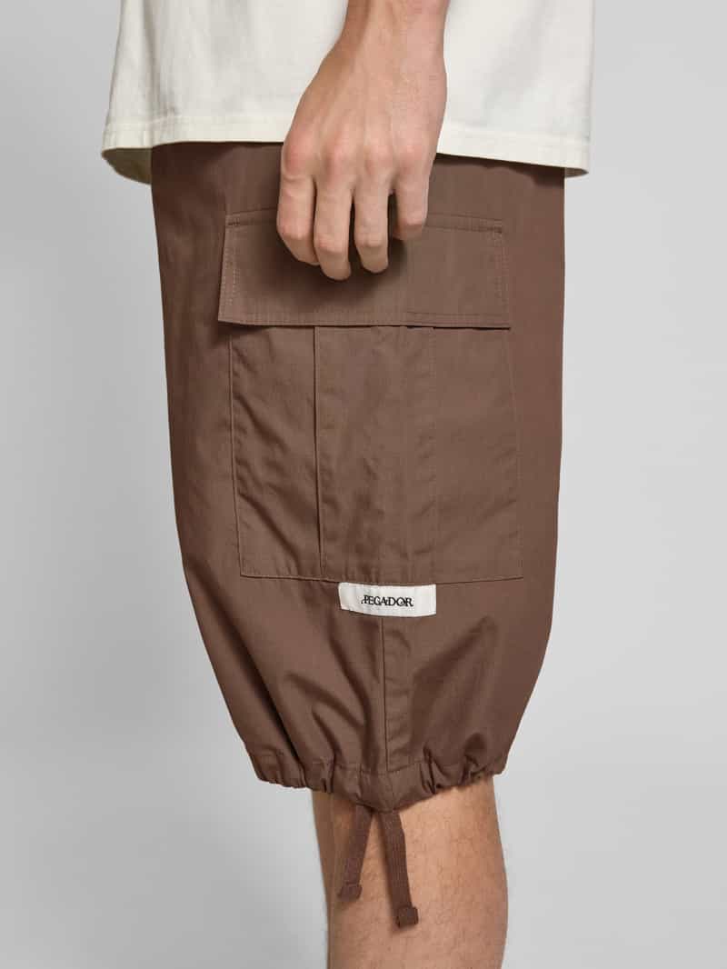 PEGADOR Relaxed fit bermuda met cargozakken model 'Meeker'