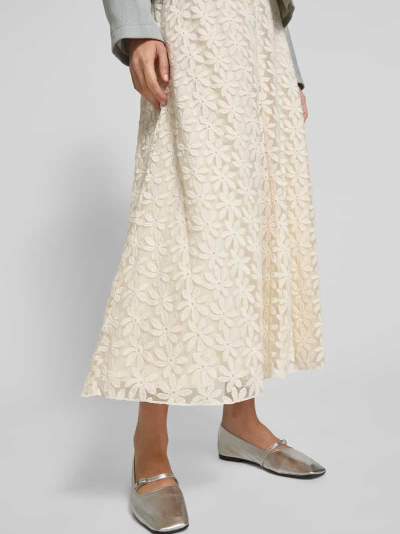 Jake*s Collection Midirok met motiefstitching