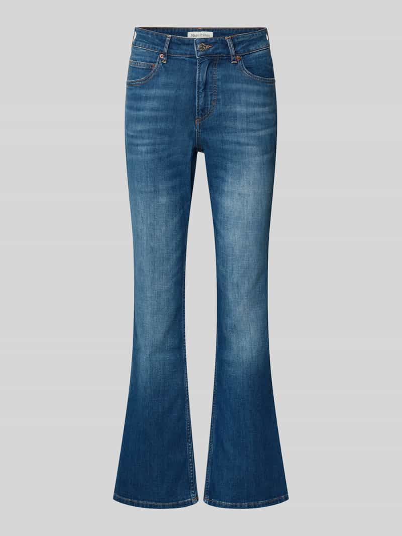 Marc O'Polo Flared jeans van katoenmix