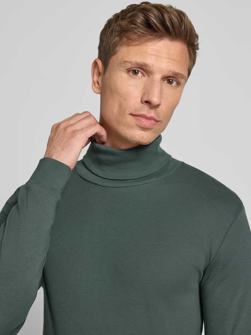 Marc O'Polo Shaped fit shirt met lange mouwen van puur katoen met col