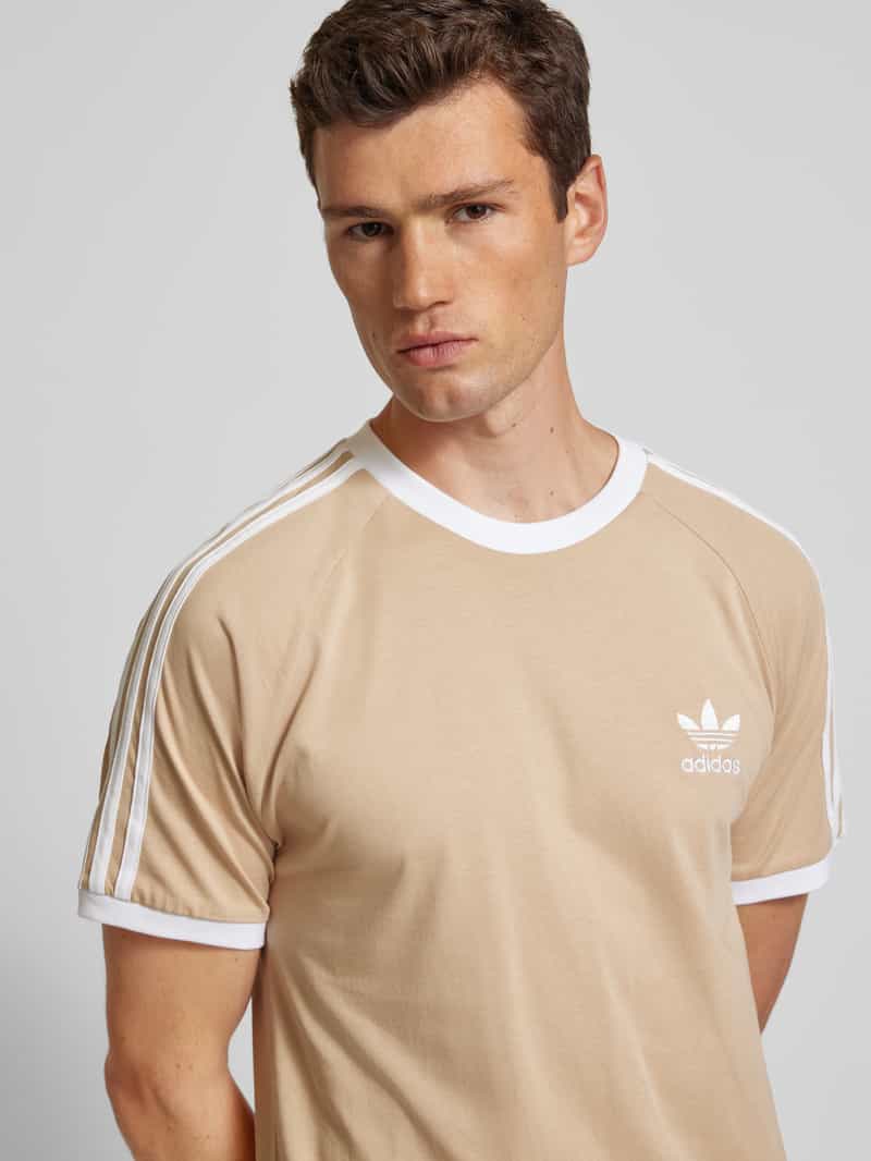 adidas Originals T-shirt met labelstitching model '3-STRIPES'