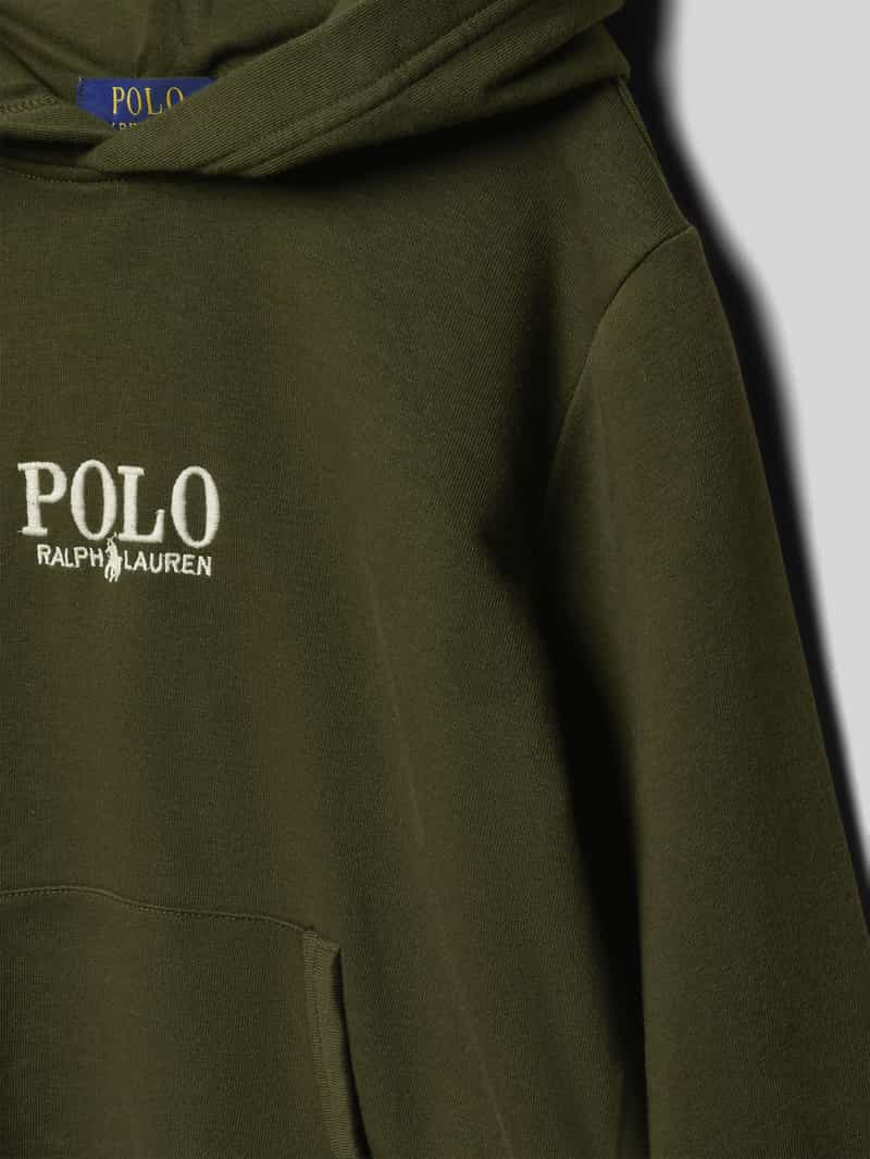 Polo Ralph Lauren Teens Hoodie met labelstitching