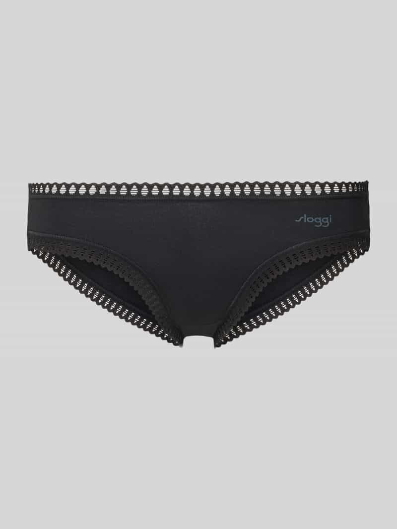 Sloggi Slip met gehaakt kant model 'GO Crush' in een set van 3 stuks