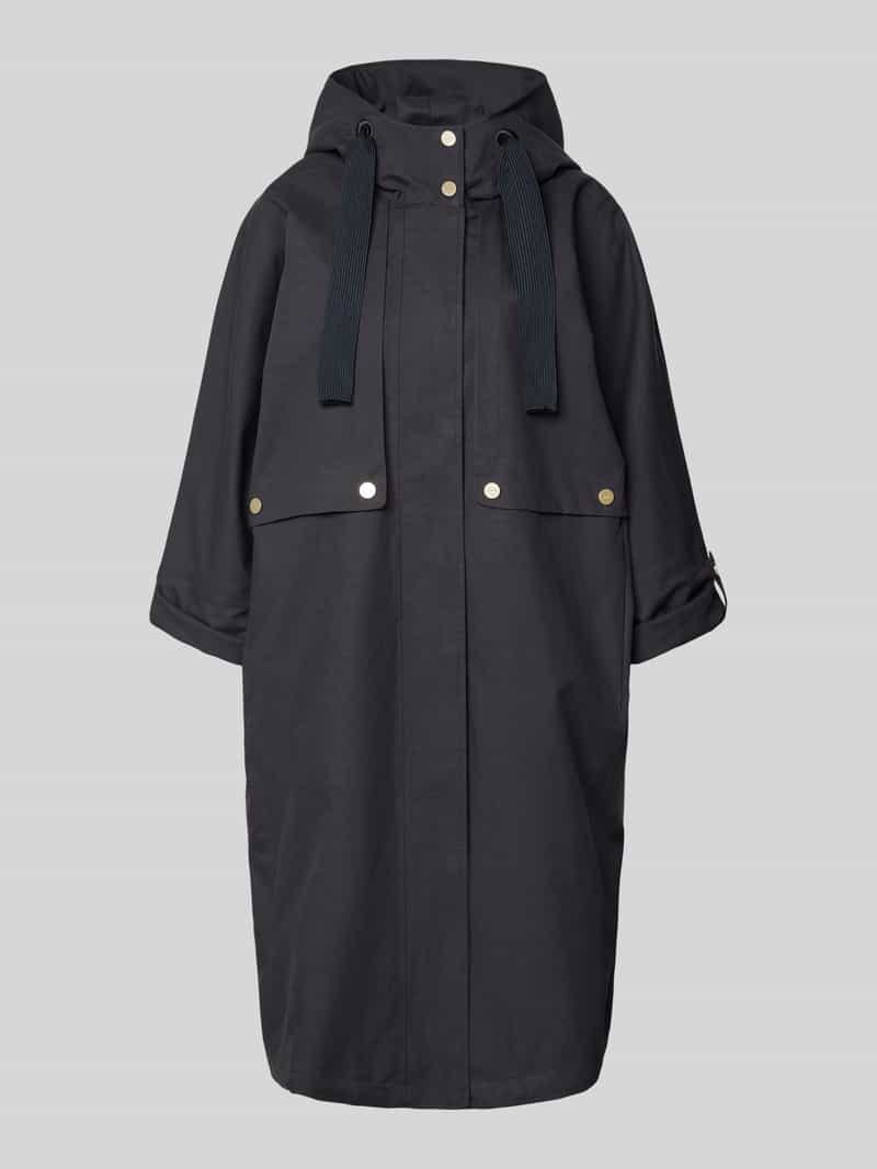 G-LAB Lange jas met capuchon model 'MILLA II'