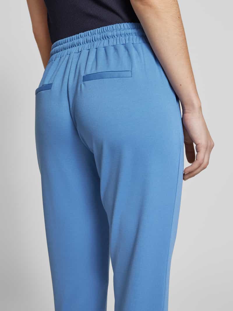 b.Young Tapered fit broek met bandplooien model 'RIZET'