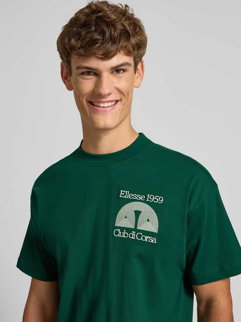 Ellesse T-shirt met ronde hals model 'CLUB DI CORSA'