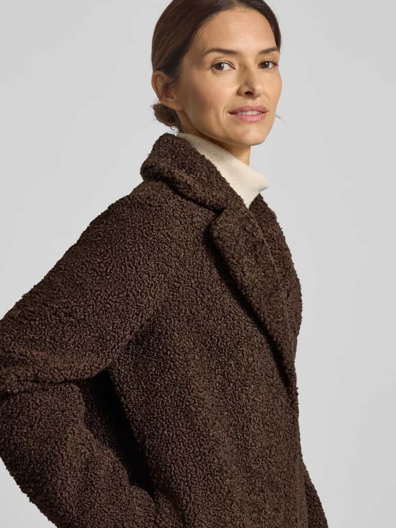 Soyaconcept Lange jas van teddybont model 'Mukite'