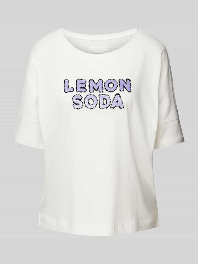 Lieblingsstück T-shirt met pailletten model 'Dacina'