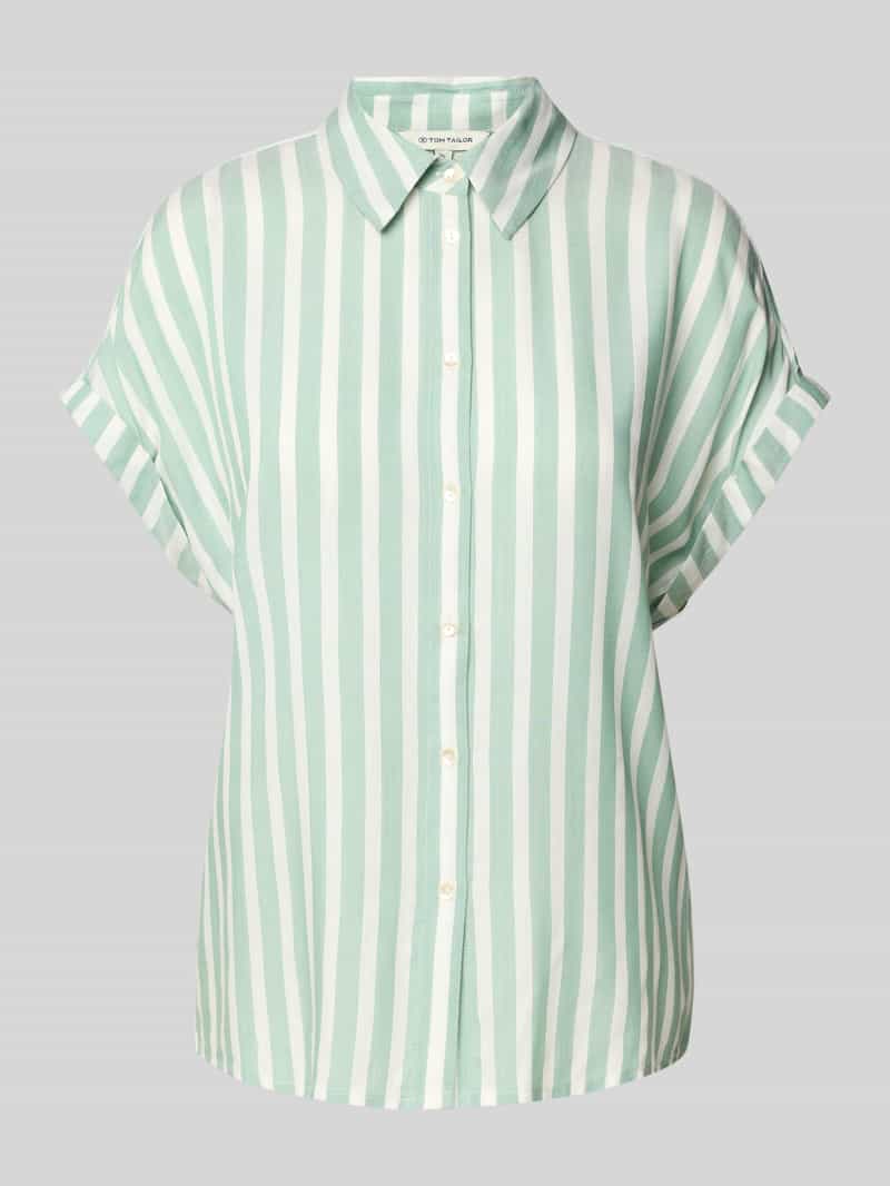 Tom Tailor Loose fit overhemdblouse van pure viscose