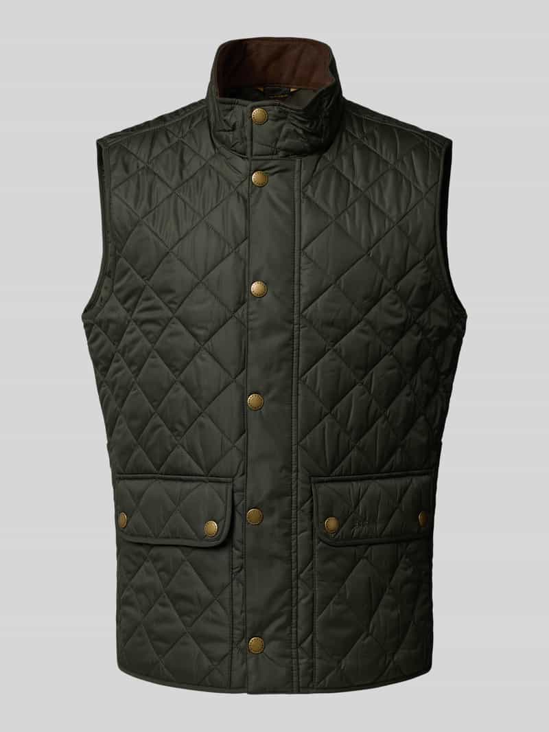Barbour Bodywarmer met opstaande kraag model 'New Lowerdale'