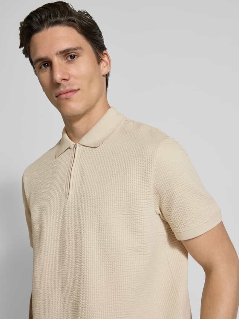MCNEAL Poloshirt met korte ritssluiting