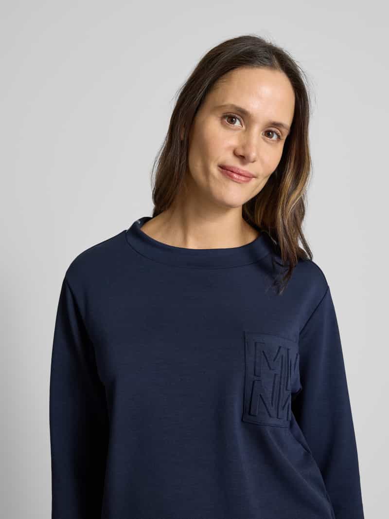 monari Sweatshirt met 3 4-mouwen