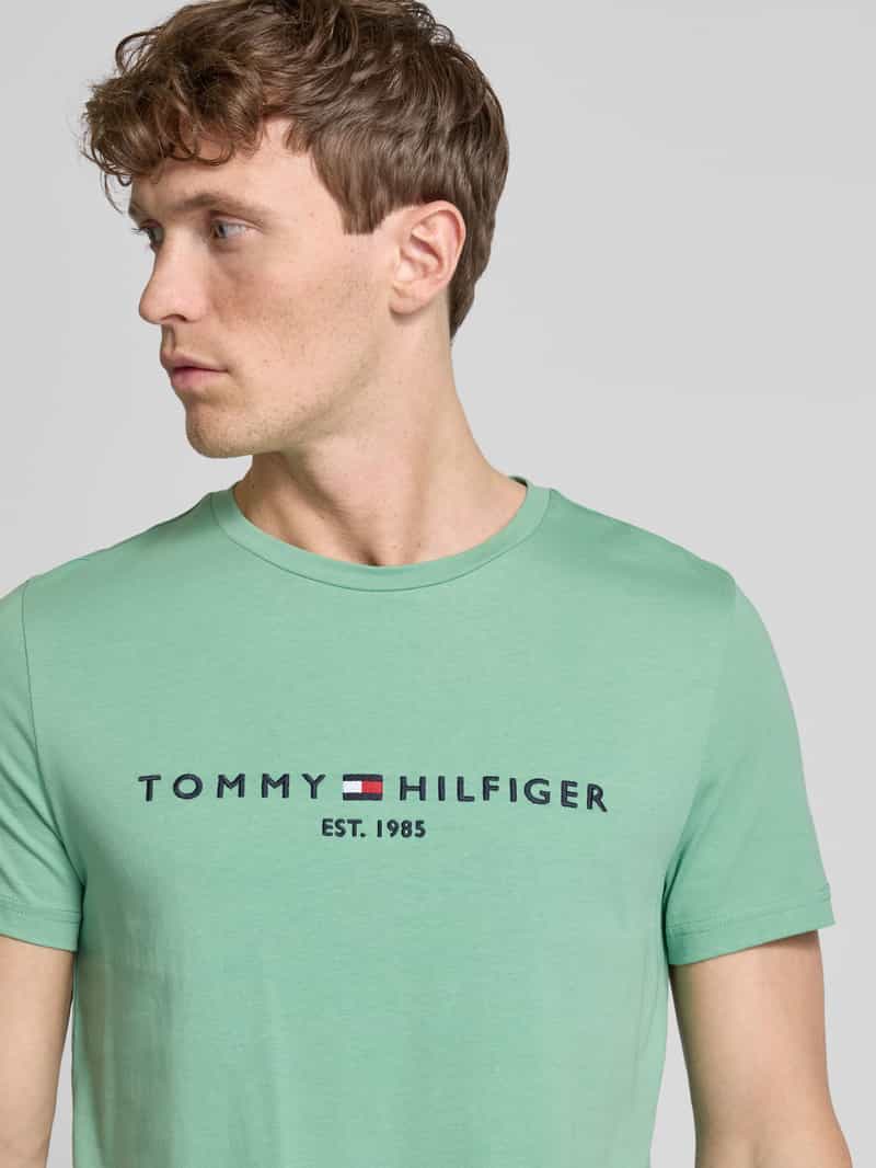 Tommy Hilfiger T-shirt met labelstitching