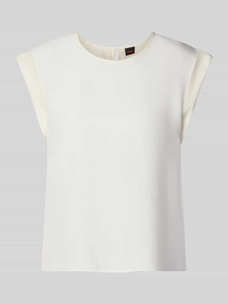 Boss Orange Regular fit blousetop van een mix van cupro en viscose model 'IRNETTE'