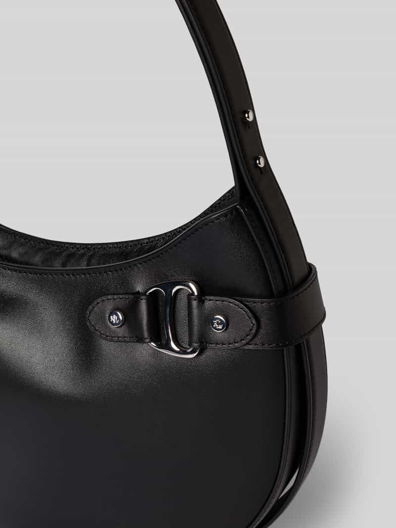 Lauren Ralph Lauren Handtas van echt runderleer met logo-applicatie