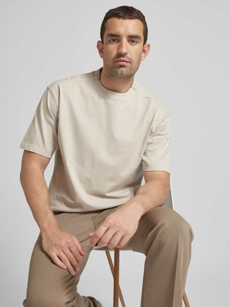 Boss Orange Oversized T-shirt met labelstitching
