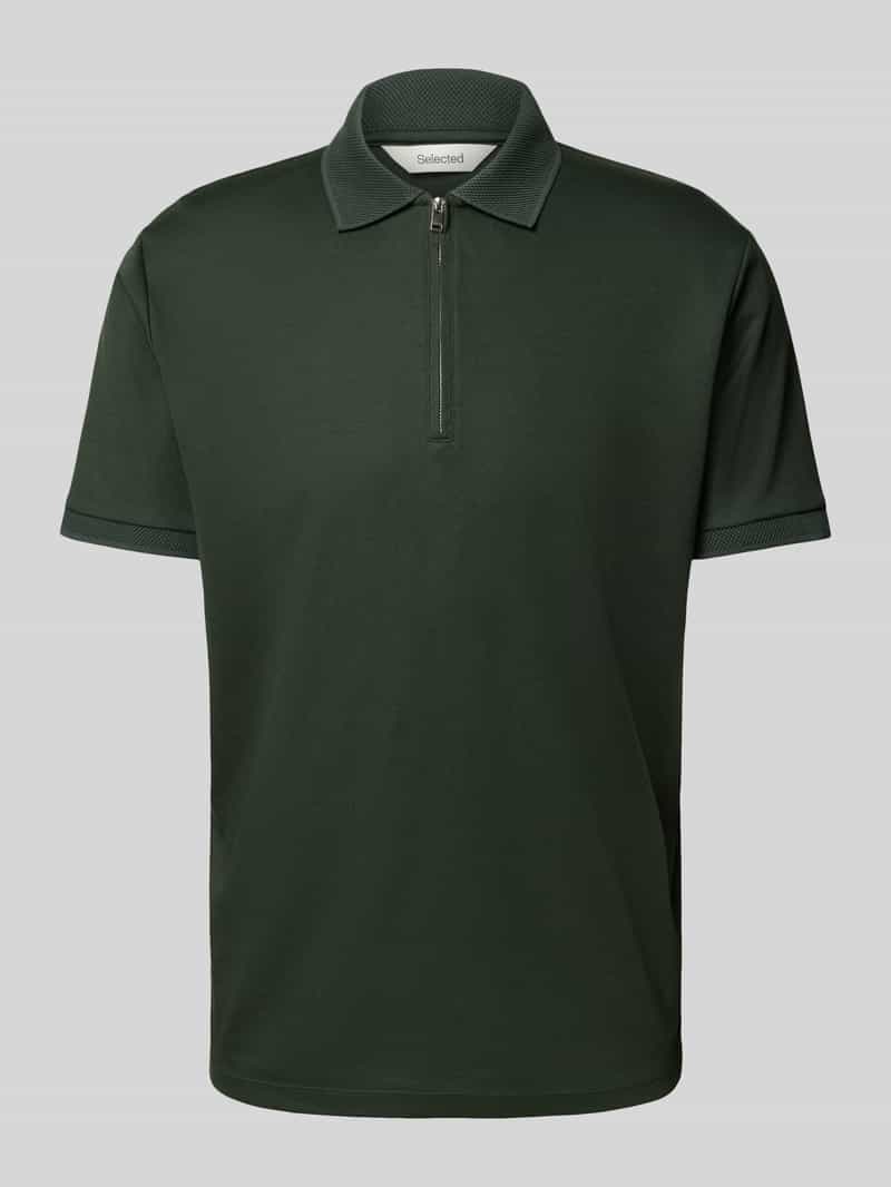 Selected Homme Regular fit poloshirt van katoenmix model 'FAVE'