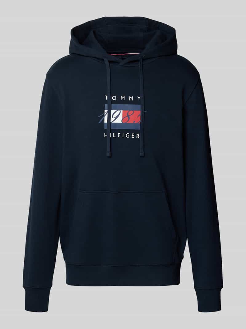 Tommy Hilfiger Regular fit hoodie van puur katoen