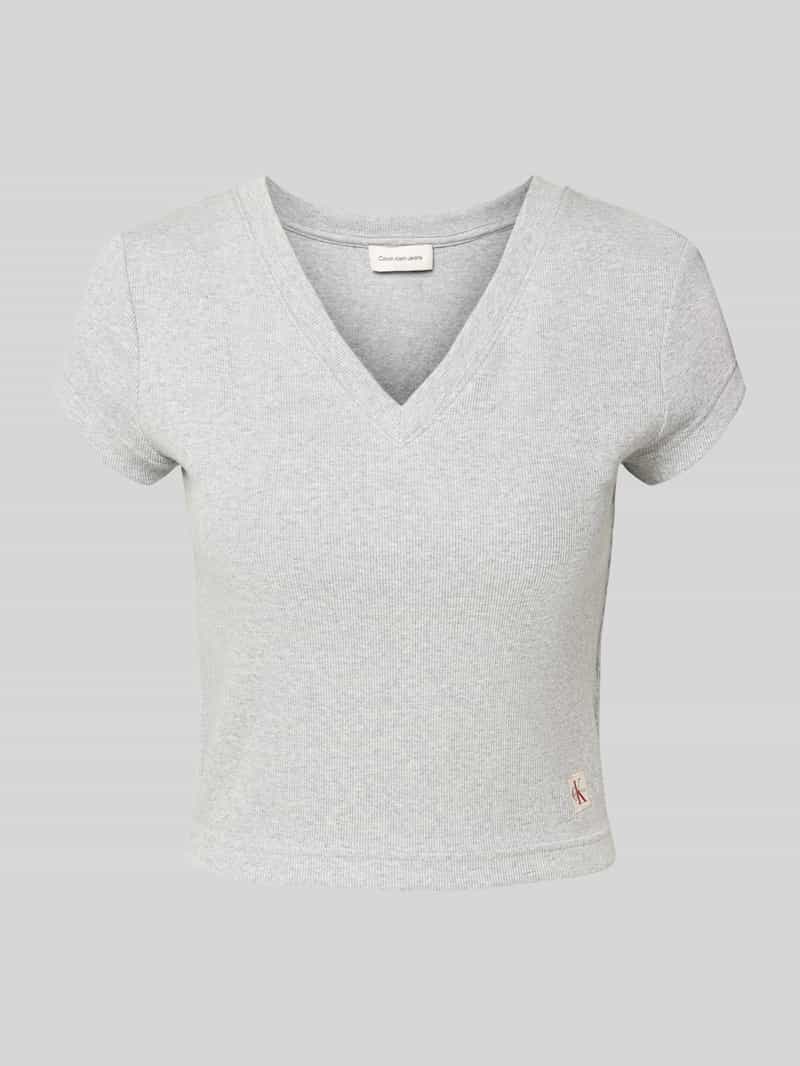 Calvin Klein Jeans T-shirt met labeldetail
