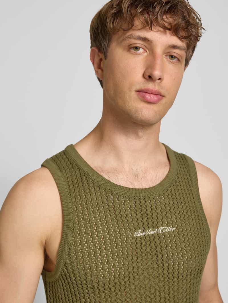 ANOTHER COTTON LAB Tanktop met labelstitching